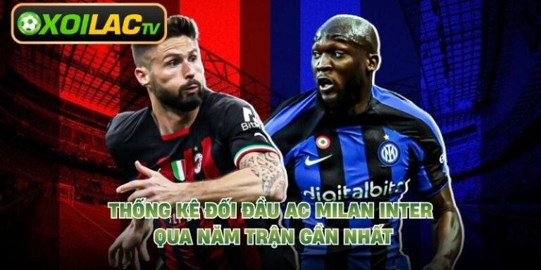 Thống Kê Đối Đầu AC Milan Inter - Qua Năm Trận Gần Nhất